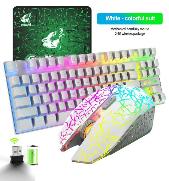 keyboard mouse combos keys wireless mechanical feel gaming rainbow backlight 3000mah battery + 2400dpi foam wrist rest for desktop
keyboard mouse combos keys wireless mechanical feel gaming rainbow backlight 3000mah battery + 2400dpi foam wrist rest for desktop