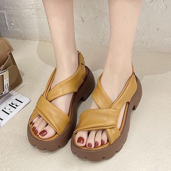 sandals rimocy summer thick platform women casual cross strap gladiator shoes woman 2021 open toe square heel ladies, Black
sandals rimocy summer thick platform women casual cross strap gladiator shoes woman 2021 open toe square heel ladies, Black