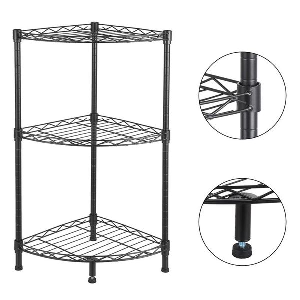 hooks & rails classic highly rust resistant 3-tier corner wire shelving storage clutter for living room bedroom kitchen
hooks & rails classic highly rust resistant 3-tier corner wire shelving storage clutter for living room bedroom kitchen