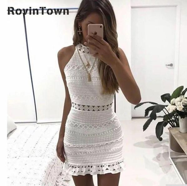 summer women cutout white dress hip lace sleeveless halter neck western style bodycon casual dresses, Black;gray
summer women cutout white dress hip lace sleeveless halter neck western style bodycon casual dresses, Black;gray