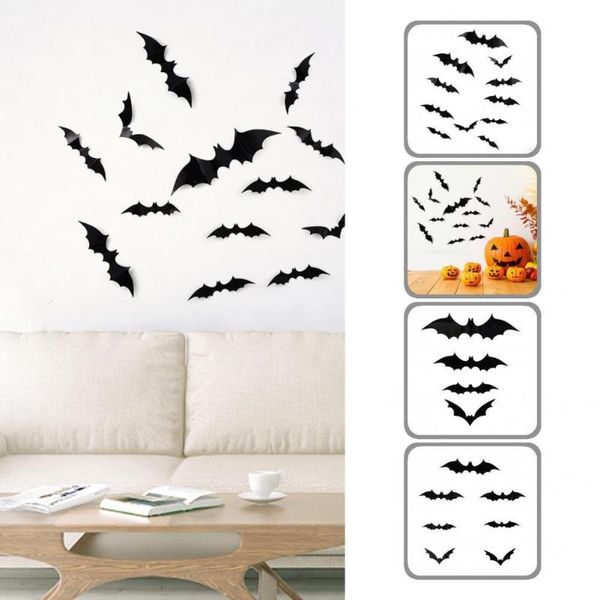 party hats durable 60pcs/set smooth self-adhesive halloween 3d bats decal pvc wall sticker nice-looking for friends
party hats durable 60pcs/set smooth self-adhesive halloween 3d bats decal pvc wall sticker nice-looking for friends
