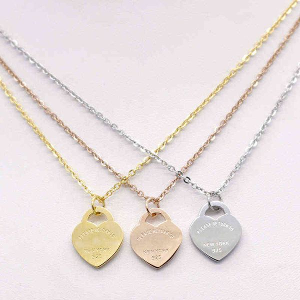 2020 stainless steel heart-shaped necklace short female jewelry 18k gold titanium peach heart necklace pendant for woman h1027, Silver
2020 stainless steel heart-shaped necklace short female jewelry 18k gold titanium peach heart necklace pendant for woman h1027, Silver
