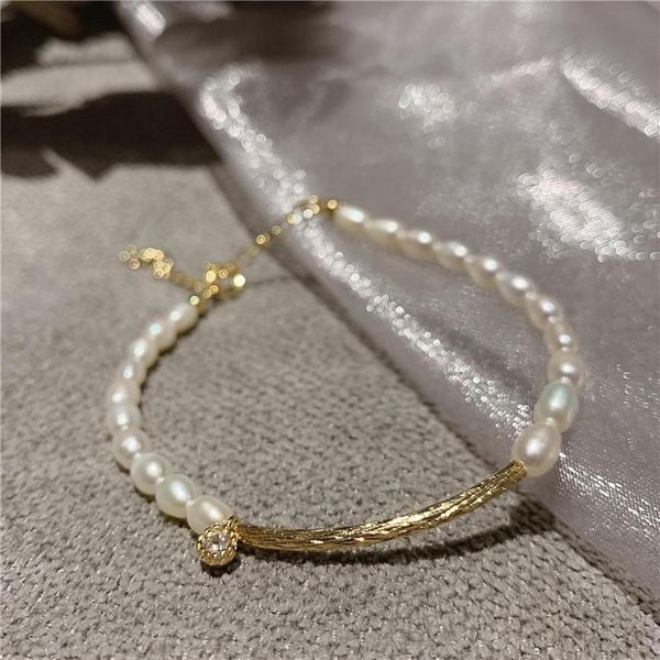link, chain gaku 2021 korean natural pearl niche design temperament versatile girlfriend gift bracelet ladies jewelry, Black
link, chain gaku 2021 korean natural pearl niche design temperament versatile girlfriend gift bracelet ladies jewelry, Black