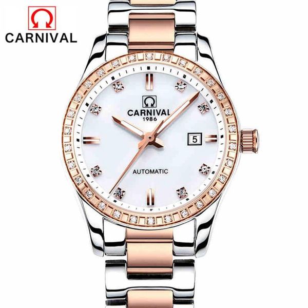 wristwatches carnival brand ladies fashion watch luxury casual waterproof luminous automatic mechanical watches for women clock, Slivery;brown
wristwatches carnival brand ladies fashion watch luxury casual waterproof luminous automatic mechanical watches for women clock, Slivery;brown