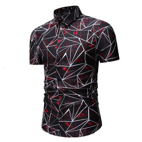 men's casual shirts men's short sleeve shirt style youth leisure diamond print lapel slim fit men 31je, White;black
men's casual shirts men's short sleeve shirt style youth leisure diamond print lapel slim fit men 31je, White;black
