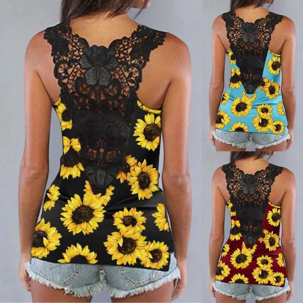 women's tanks & camis tank women sunflower print sleevless shirt summer 2021 streetwear casual plus size lace floral slim fit vest, White
women's tanks & camis tank women sunflower print sleevless shirt summer 2021 streetwear casual plus size lace floral slim fit vest, White