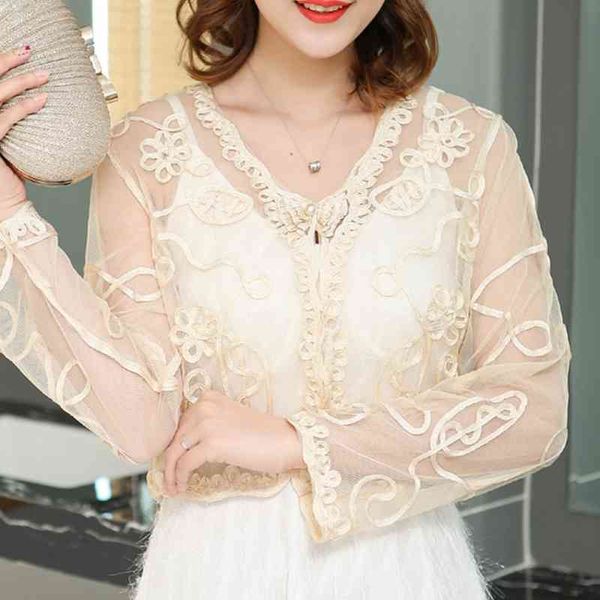 blusas mujer de moda summer blouse women long sleeve v-neck hollow lace blouse shirt women cardigan short blouse d01 210426, White
blusas mujer de moda summer blouse women long sleeve v-neck hollow lace blouse shirt women cardigan short blouse d01 210426, White