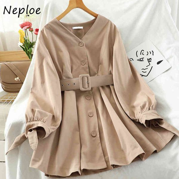 neploe fashion elegant dresses women v-neck single breasted all-match mini dress solid color chic sashes femme vestidos 210422, Black;gray
neploe fashion elegant dresses women v-neck single breasted all-match mini dress solid color chic sashes femme vestidos 210422, Black;gray