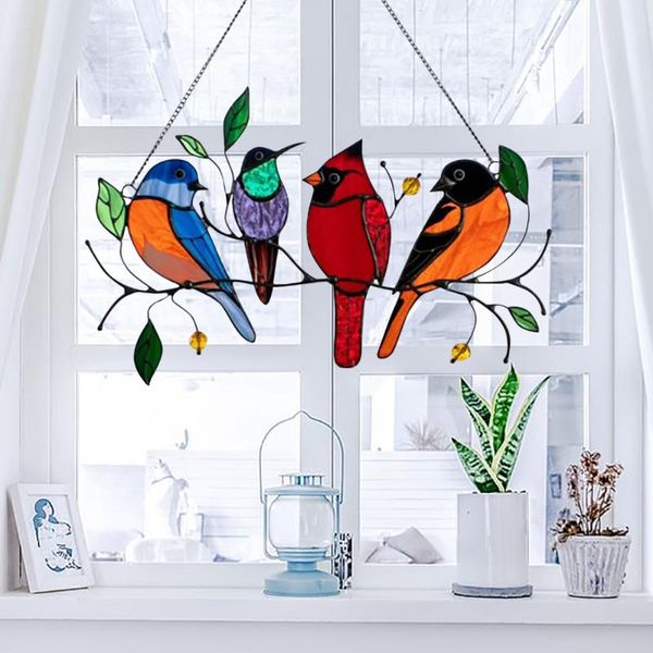 decorative objects & figurines multicolor birds on wire high stained suncatcher creative glass window hangings panel home decoration accesso
decorative objects & figurines multicolor birds on wire high stained suncatcher creative glass window hangings panel home decoration accesso