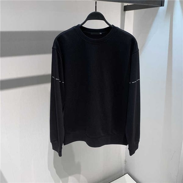 2021men's round neck pullover sweater 2021 spring simple fashion loose bottomed men's fashion 1bfb1115, White;black
2021men's round neck pullover sweater 2021 spring simple fashion loose bottomed men's fashion 1bfb1115, White;black