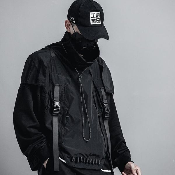 men's jackets 2021 and women's tooling fashion trend tactical vest function hip hop multi bag sleeveless, Black;brown
men's jackets 2021 and women's tooling fashion trend tactical vest function hip hop multi bag sleeveless, Black;brown
