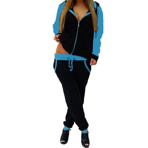 two piece dress set women casual splice zipper long sleeve pullover sport +long pants trainingspak vrouwen #2j07, White
two piece dress set women casual splice zipper long sleeve pullover sport +long pants trainingspak vrouwen #2j07, White