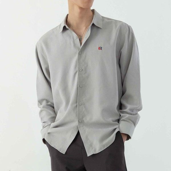 men's casual shirts for men classic square collar simple business fashion harajuku style all-match solid color four seasons male, White;black
men's casual shirts for men classic square collar simple business fashion harajuku style all-match solid color four seasons male, White;black