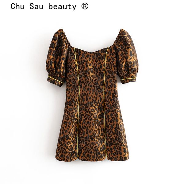 beauty fashion blogger style leopard print mini dress women chic slim summer dresses female vestido de moda 210514, Black;gray
beauty fashion blogger style leopard print mini dress women chic slim summer dresses female vestido de moda 210514, Black;gray
