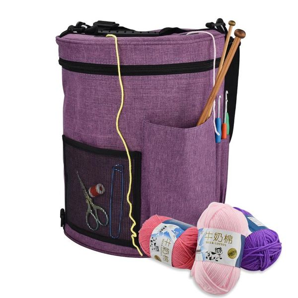 portable knitting yarn organizer bag for wool crochet hooks needles sewing set diy balls household storage other arts and crafts
portable knitting yarn organizer bag for wool crochet hooks needles sewing set diy balls household storage other arts and crafts