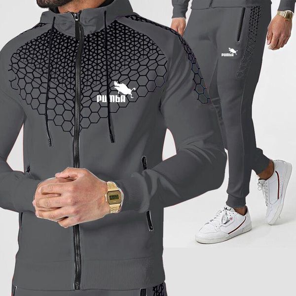 men's tracksuits set autumn man sportswear 2 piece sets sports suit jacket pant sweatsuit male logo print tracksuit asia size -3xl, Gray
men's tracksuits set autumn man sportswear 2 piece sets sports suit jacket pant sweatsuit male logo print tracksuit asia size -3xl, Gray