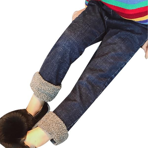 3 4 5 6 years toddler girls jeans fashion korean casual thickening trousers for elastic waist autumn winter, Blue
3 4 5 6 years toddler girls jeans fashion korean casual thickening trousers for elastic waist autumn winter, Blue