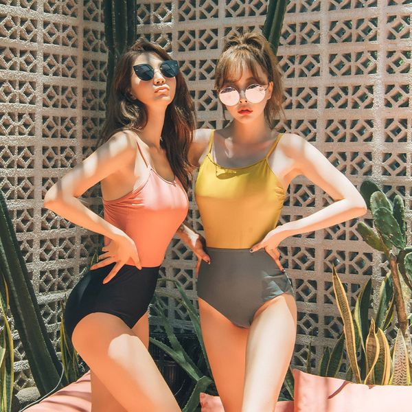 south korea' small breasted gathered belly covered swimsuit for female students, Red;black
south korea' small breasted gathered belly covered swimsuit for female students, Red;black