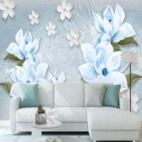 wallpapers milofi custom large wallpaper mural 3d blue flower hand painted retro stereo background
wallpapers milofi custom large wallpaper mural 3d blue flower hand painted retro stereo background