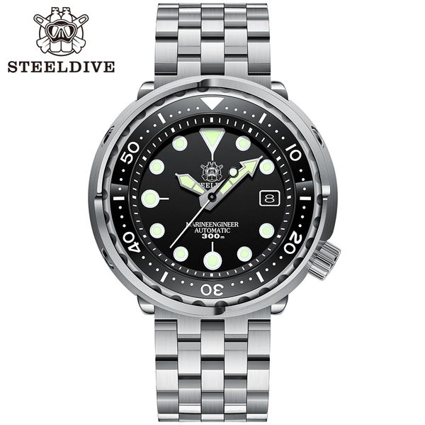 steeldive sd1975 black dial ceramic bezel 30atm 300m waterproof stainless steel nh35 tuna mens dive watchg, Slivery;brown
steeldive sd1975 black dial ceramic bezel 30atm 300m waterproof stainless steel nh35 tuna mens dive watchg, Slivery;brown