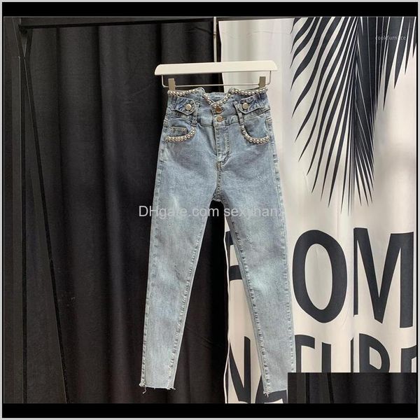 womens clothing apparel drop delivery 2021 spring summer cropped high-waist rivet beaded harem jeans women light blue denim trousers slim fi
womens clothing apparel drop delivery 2021 spring summer cropped high-waist rivet beaded harem jeans women light blue denim trousers slim fi