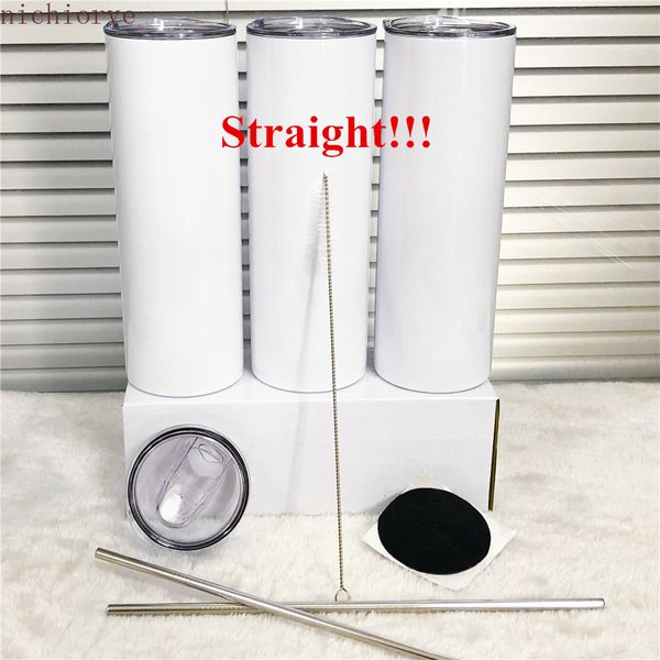 20oz diy sublimation straight tumbler cups set stainless steel insulated travel office cups with lid straw slim water bottles for party gift
20oz diy sublimation straight tumbler cups set stainless steel insulated travel office cups with lid straw slim water bottles for party gift