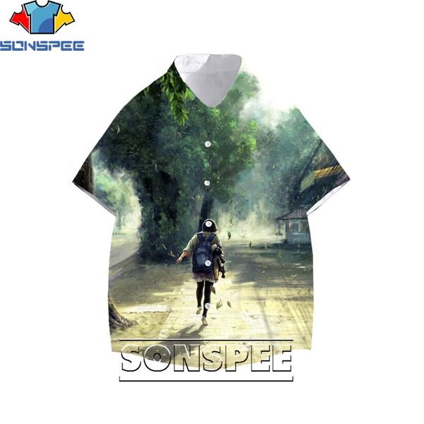 men's casual shirts sonspee rain art 3d printed summer fashion short sleeve man shirt hawaiian seaside loose blouse, White;black 
men's casual shirts sonspee rain art 3d printed summer fashion short sleeve man shirt hawaiian seaside loose blouse, White;black