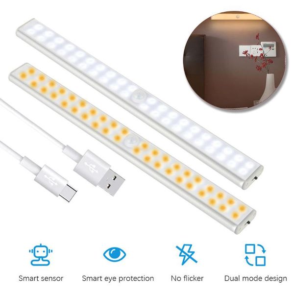 24/40/60 leds under cabinet night light motion sensor closet kitchen bedroom lighting wall lamp with magnetic strip
24/40/60 leds under cabinet night light motion sensor closet kitchen bedroom lighting wall lamp with magnetic strip