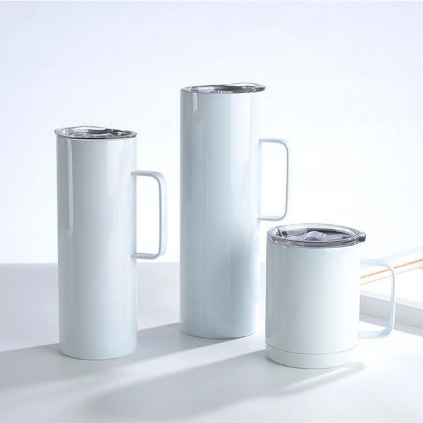 sublimation tumbler with handle 12/20 /30 oz blank tumblers sealed lid stainless steel mugs double wall insulated travel portable water beer
sublimation tumbler with handle 12/20 /30 oz blank tumblers sealed lid stainless steel mugs double wall insulated travel portable water beer