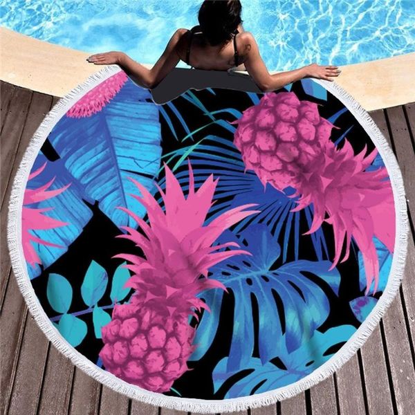 towel household microfiber plus tassel round beach simple creative yoga mat cartoon pineapple print bath
towel household microfiber plus tassel round beach simple creative yoga mat cartoon pineapple print bath