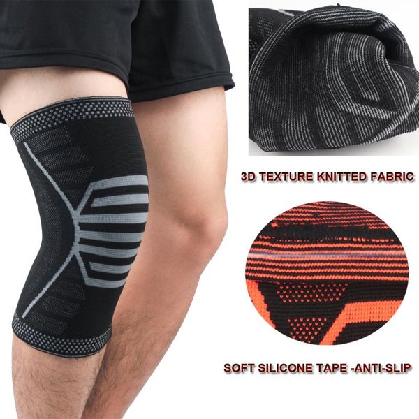 sport knee pad protector kneecap pressurized elastic brace ffor running basketball volleyball joelheira knit warmth elbow & pads, Black;gray
sport knee pad protector kneecap pressurized elastic brace ffor running basketball volleyball joelheira knit warmth elbow & pads, Black;gray