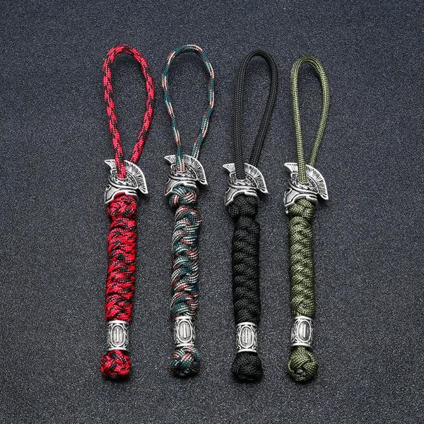 keychains sparta custom paracord lanyard / keychain key fob with the knife bead for ring rope accessories jewelry, Silver
keychains sparta custom paracord lanyard / keychain key fob with the knife bead for ring rope accessories jewelry, Silver