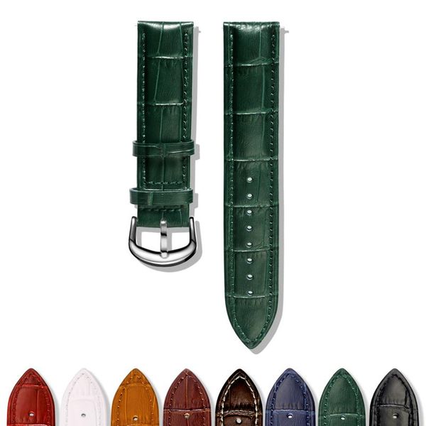 watch bands leather green alligator embossed replacement strap for men or women size16mm 18mm 20mm 22mm quick release, Black;brown
watch bands leather green alligator embossed replacement strap for men or women size16mm 18mm 20mm 22mm quick release, Black;brown