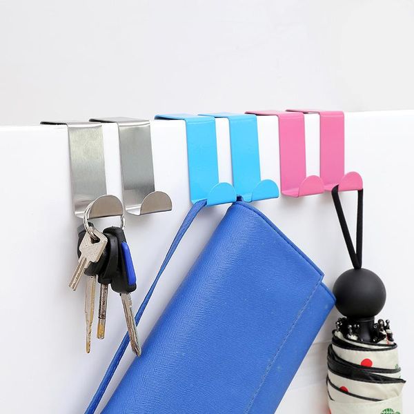 hooks & rails household door hook stainless steel hanger kitchen cabinet clothes holder 5 colors towel home
hooks & rails household door hook stainless steel hanger kitchen cabinet clothes holder 5 colors towel home