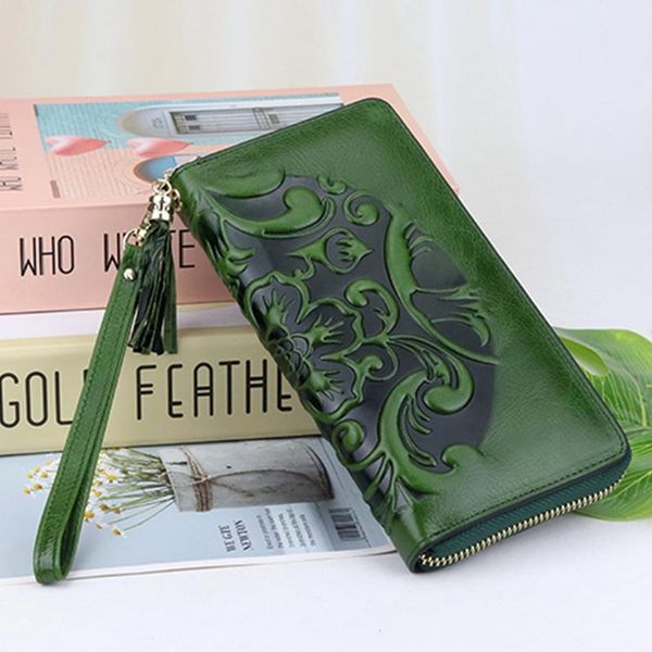 wallets green floral embossed women wallet purse female long tassel bag for lady money coin purses zipper phone case, Red;black
wallets green floral embossed women wallet purse female long tassel bag for lady money coin purses zipper phone case, Red;black