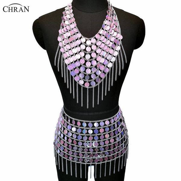 chains chran sparkly skirt summer mermaid crop halter necklaces bikini wear sequin women beach party festival jewelry, Silver
chains chran sparkly skirt summer mermaid crop halter necklaces bikini wear sequin women beach party festival jewelry, Silver