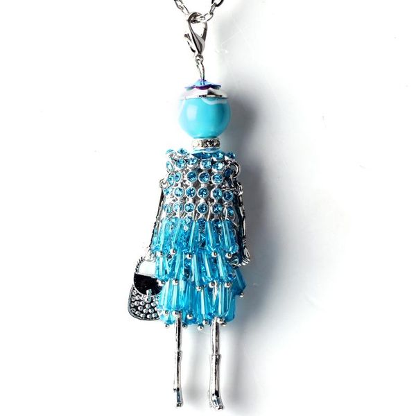 women doll long necklace bead dress pendant handmade girl cute statement necklaces & pendants fashion jewelry, Silver
women doll long necklace bead dress pendant handmade girl cute statement necklaces & pendants fashion jewelry, Silver