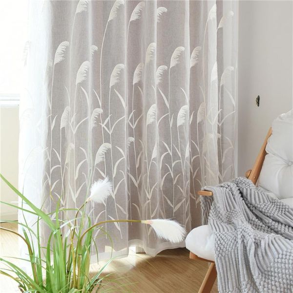 curtain & drapes nordic modern and simple tulle curtains for living room bedroom window screens pastoral embroidery customized size
curtain & drapes nordic modern and simple tulle curtains for living room bedroom window screens pastoral embroidery customized size