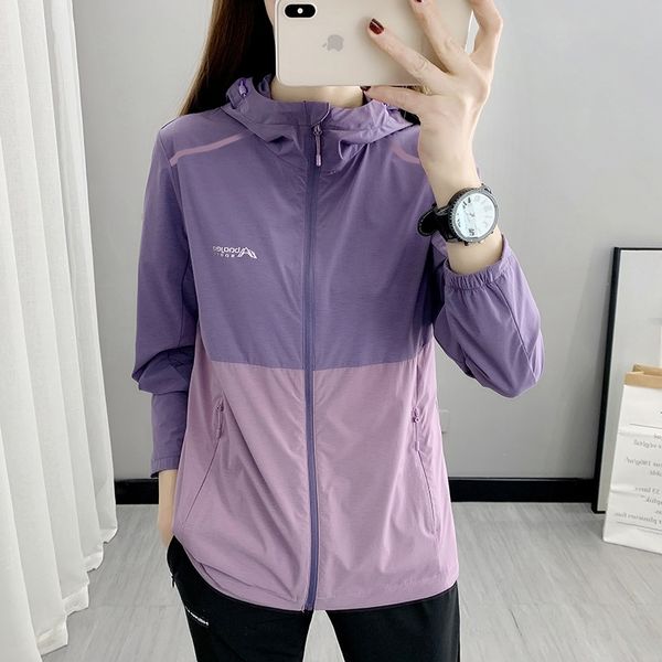 summer sunscreen breathable sports coat women's elastic thin color matching fashion fitness running yoga man, Gray
summer sunscreen breathable sports coat women's elastic thin color matching fashion fitness running yoga man, Gray