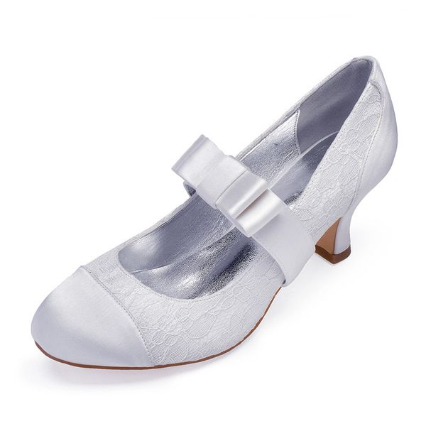 sandals mid heels lace women wedding shoes bowknot round toe heeled bridal party dress pumps lady 89bg, Black
sandals mid heels lace women wedding shoes bowknot round toe heeled bridal party dress pumps lady 89bg, Black