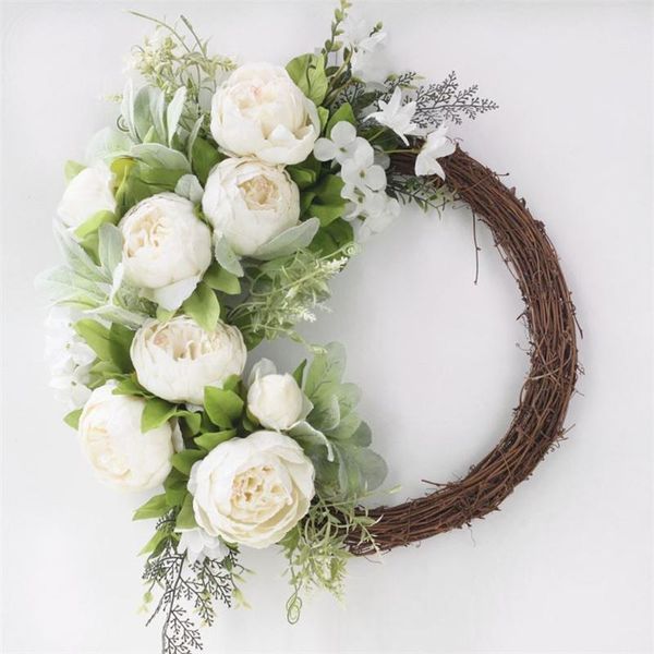 45cm artificial flower garland wreath wedding decoration silk peony diy wall party door decorative home decor flowers & wreaths
45cm artificial flower garland wreath wedding decoration silk peony diy wall party door decorative home decor flowers & wreaths