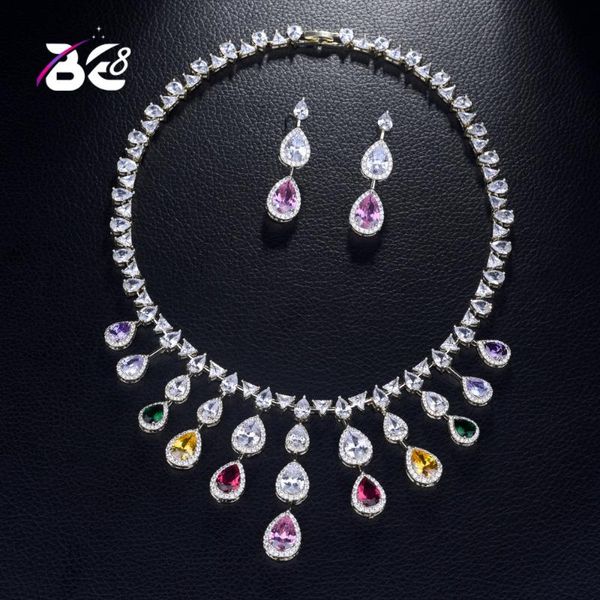 earrings & necklace be 8 beautiful water drop design cubic zirconia women jewelry sets wedding bride dress accessories bijoux femme ense, Silver
earrings & necklace be 8 beautiful water drop design cubic zirconia women jewelry sets wedding bride dress accessories bijoux femme ense, Silver