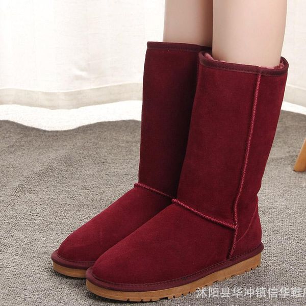women's classic tall snow boots men's boots boot winter brand leather shoes us size 4--13, Black
women's classic tall snow boots men's boots boot winter brand leather shoes us size 4--13, Black