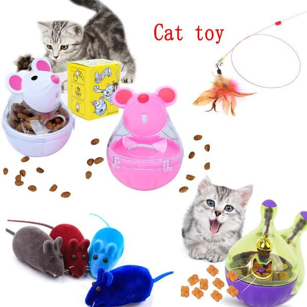 cat toys yvyoo interactive iq snack ball toy pet supplies christmas gift