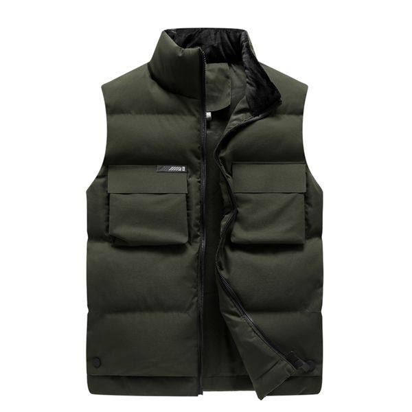 autumn and winter men's vest jacket sleeveless jacket warm large size m-8xl windproof warm vest couple men chaleco 211104, Black;white
autumn and winter men's vest jacket sleeveless jacket warm large size m-8xl windproof warm vest couple men chaleco 211104, Black;white