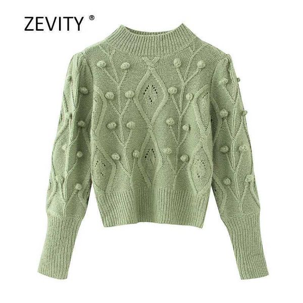 zevity women fashion solid color ball appliques knitting sweater ladies long sleeve casual sweaters chic pullovers s309 210603, White;black
zevity women fashion solid color ball appliques knitting sweater ladies long sleeve casual sweaters chic pullovers s309 210603, White;black