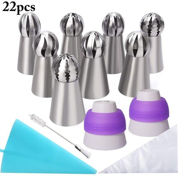 baking & pastry tools 22pcs russian tulip icing piping nozzles stainless steel 3d flower cream tips bag cupcake cake decorating
baking & pastry tools 22pcs russian tulip icing piping nozzles stainless steel 3d flower cream tips bag cupcake cake decorating