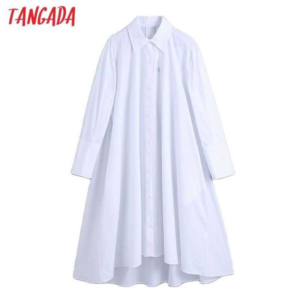tangada women oversized shirt dress long sleeve ladies loose mini dress vestidos be290 210609, Black;gray
tangada women oversized shirt dress long sleeve ladies loose mini dress vestidos be290 210609, Black;gray