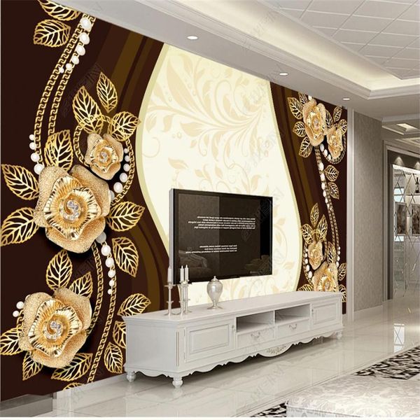 luxury european style jewelry flower 3d background wall modern wallpaper for living room
luxury european style jewelry flower 3d background wall modern wallpaper for living room