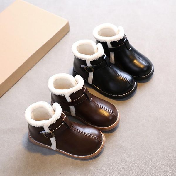 boots winter children warm plush leather girls snow infant shoes toddler kids short, Black;grey
boots winter children warm plush leather girls snow infant shoes toddler kids short, Black;grey